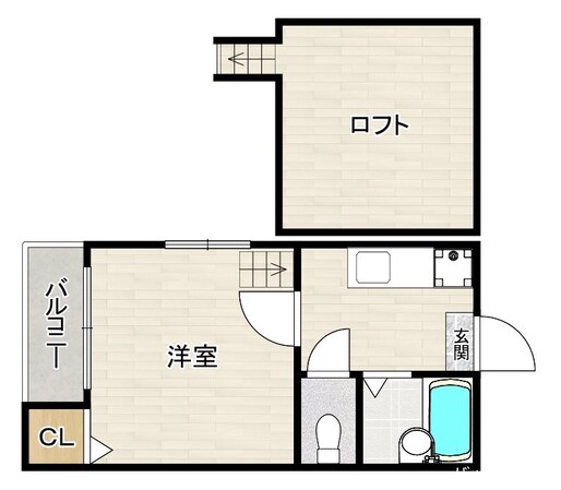 フレンドリー箱崎の物件間取画像